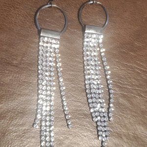 Tapered Twinkle - Black Paparazzi Earrings